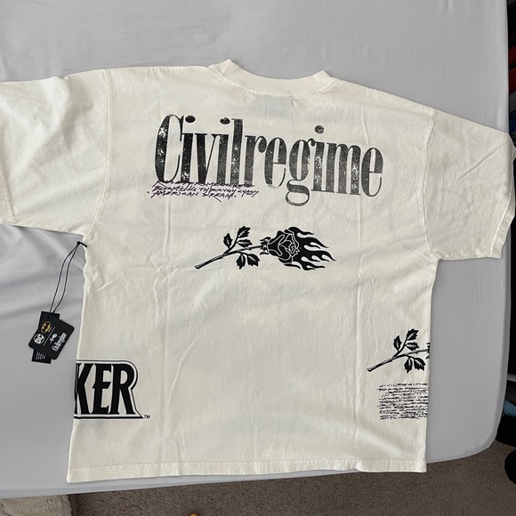 Civil Regime Joker Oversized Tee - Picture 2 of 5